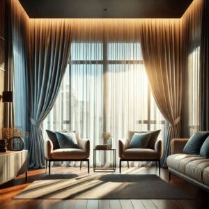 double curtain rails