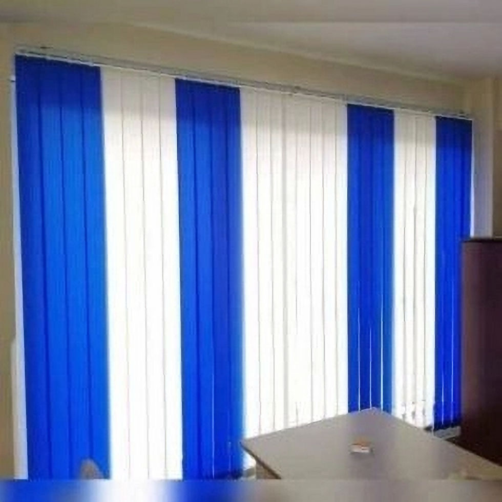 an office window with curtain blinds to Revamp Your Office