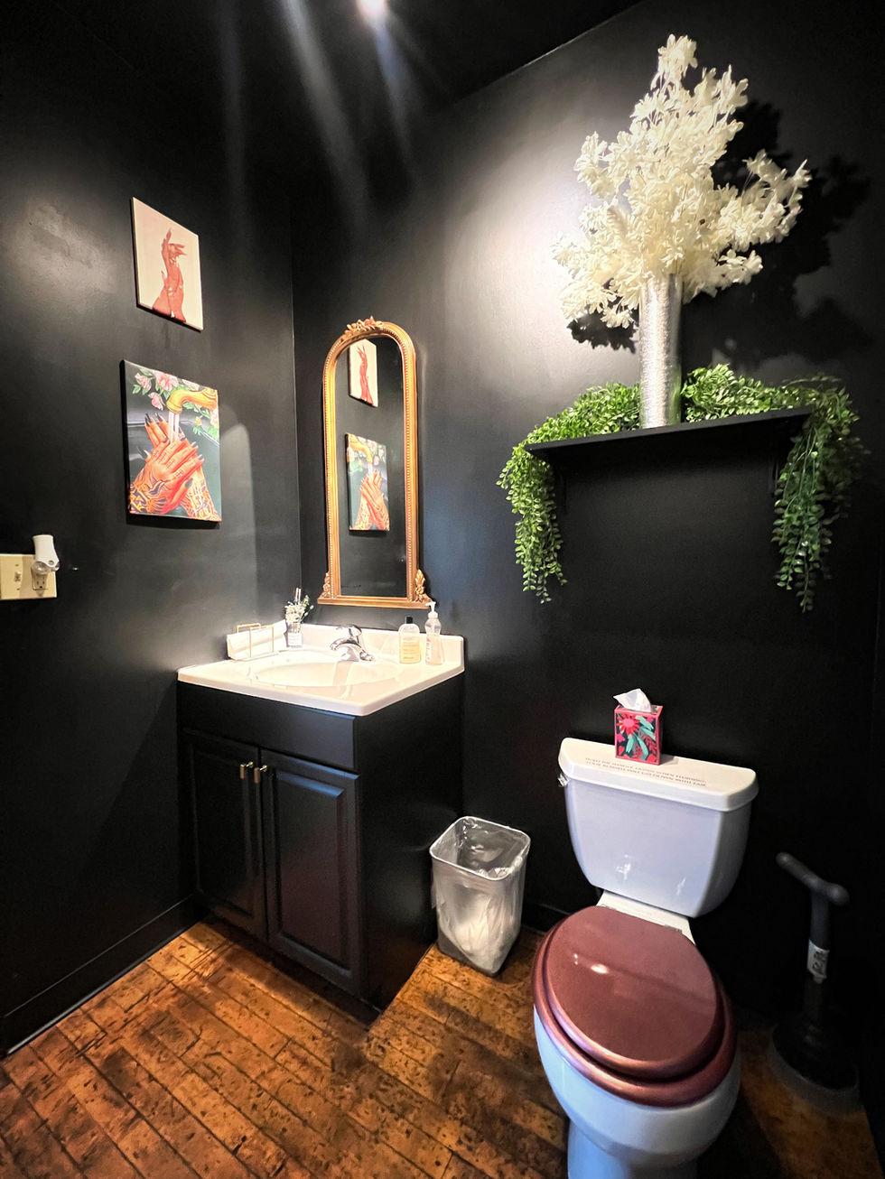 Apt private restroom