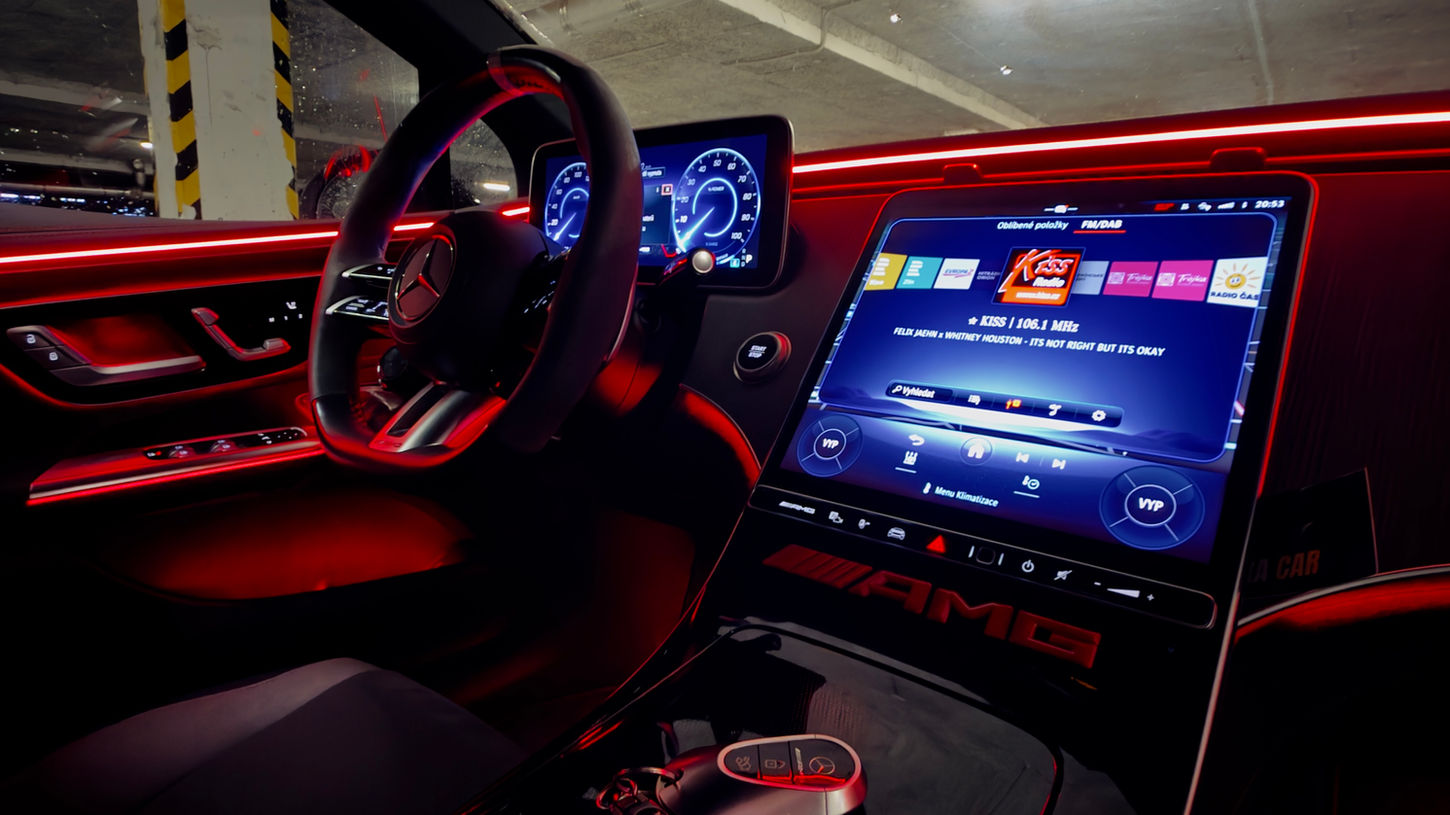 Mercedes EQE AMG 4Matic+ – pronájem a prodej luxusních vozů Ostrava