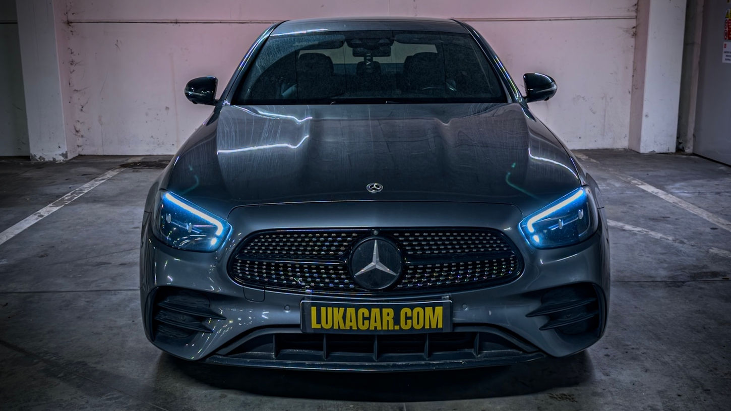 Mercedes-Benz třídy E 2023 – luxusní sedan k pronájmu i prodeji – LUKACAR Ostrava