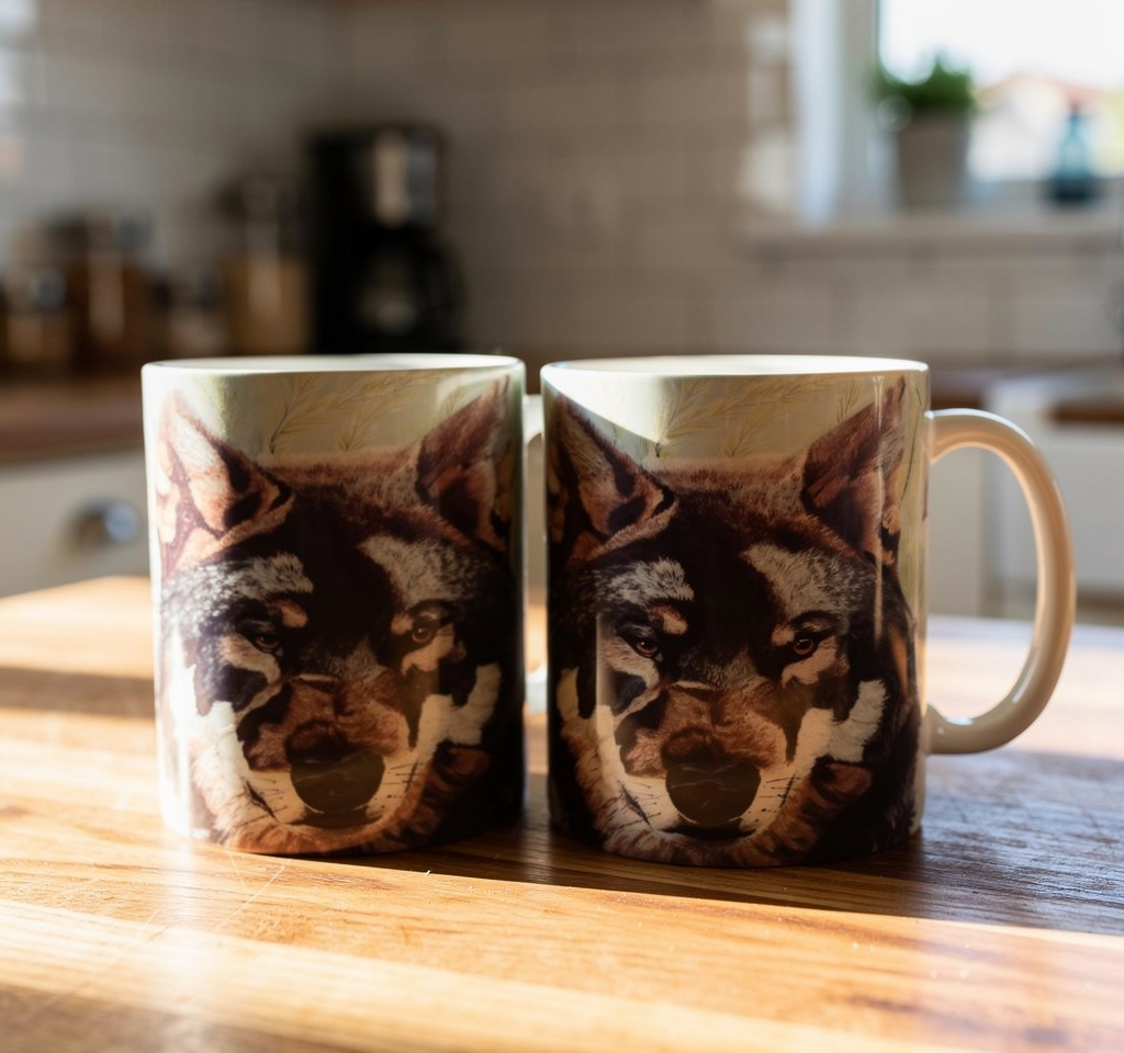 Algonquin wolf mug