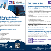 IN-PERSON CERTIFICATION APPLICATION WORKSHOP FOR SMALL BUSINESSES