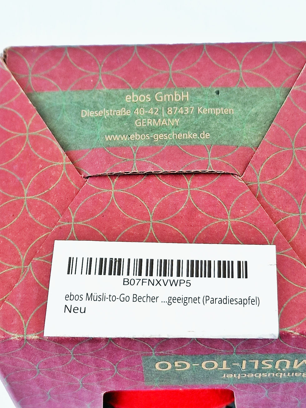 Miniature : Gobelet muesli