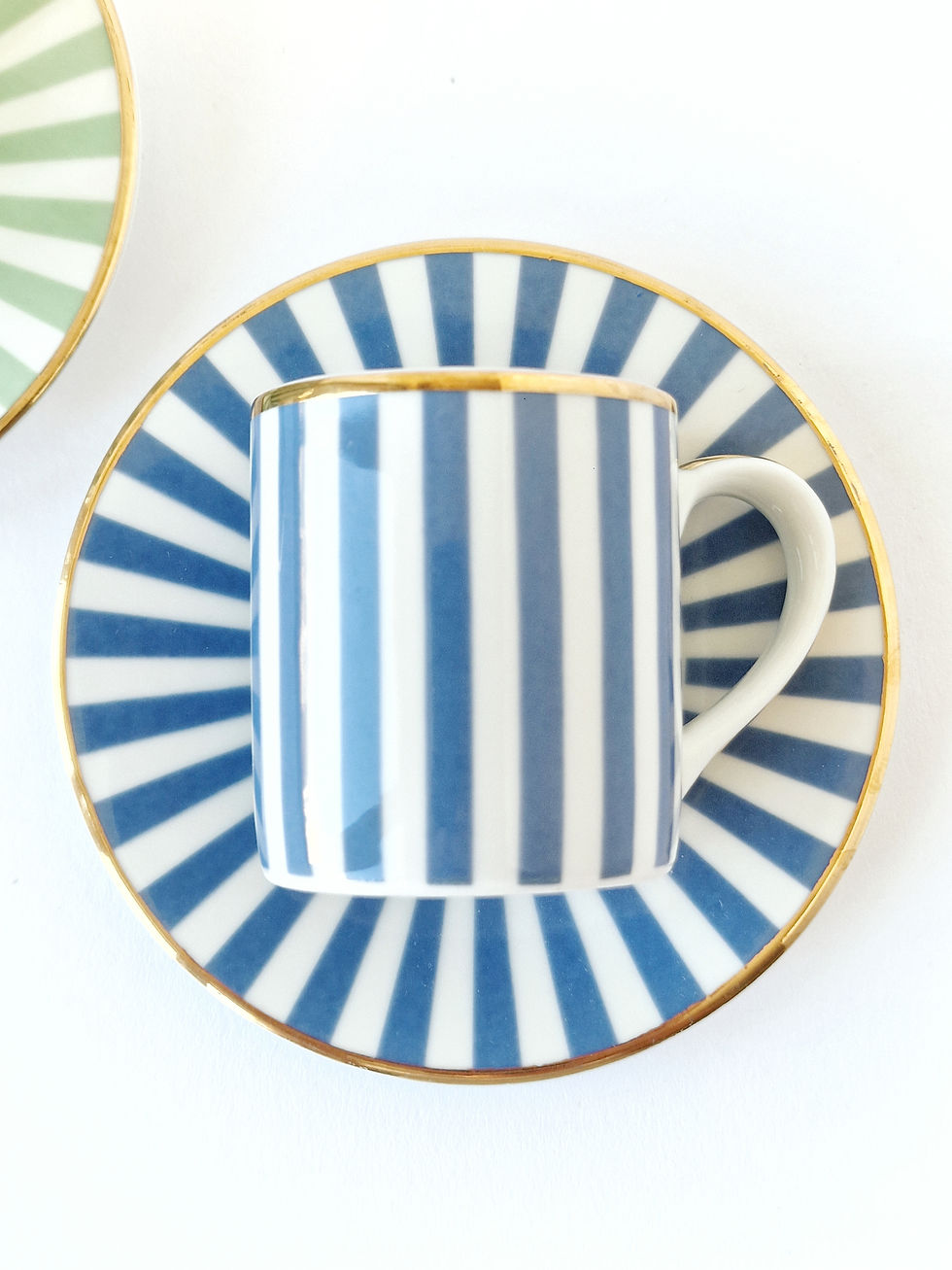 Miniature : Tasses à expresso rayées