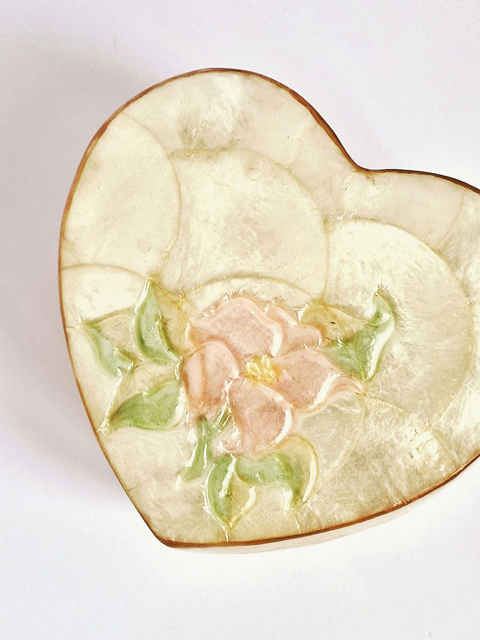 Miniature : Boîte cœur en nacre 