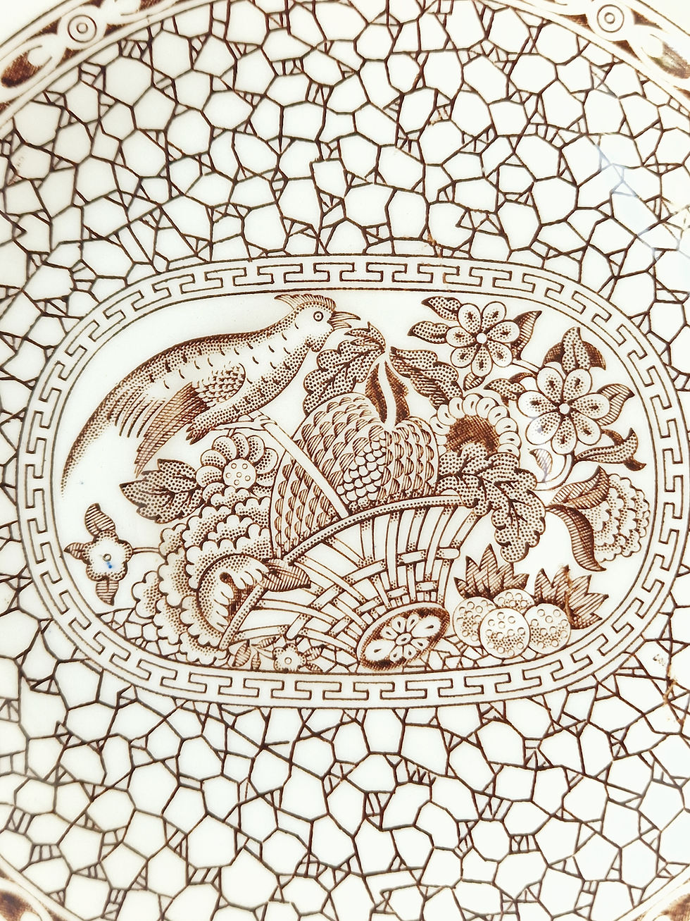 Thumbnail: Bol "Chinese Bird" de William Adams & Sons