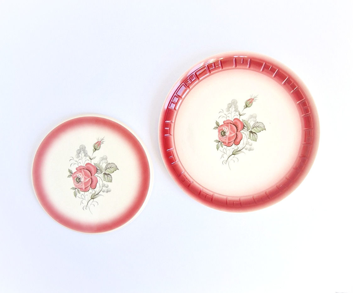 Dessous de Plat et Assiette Roses