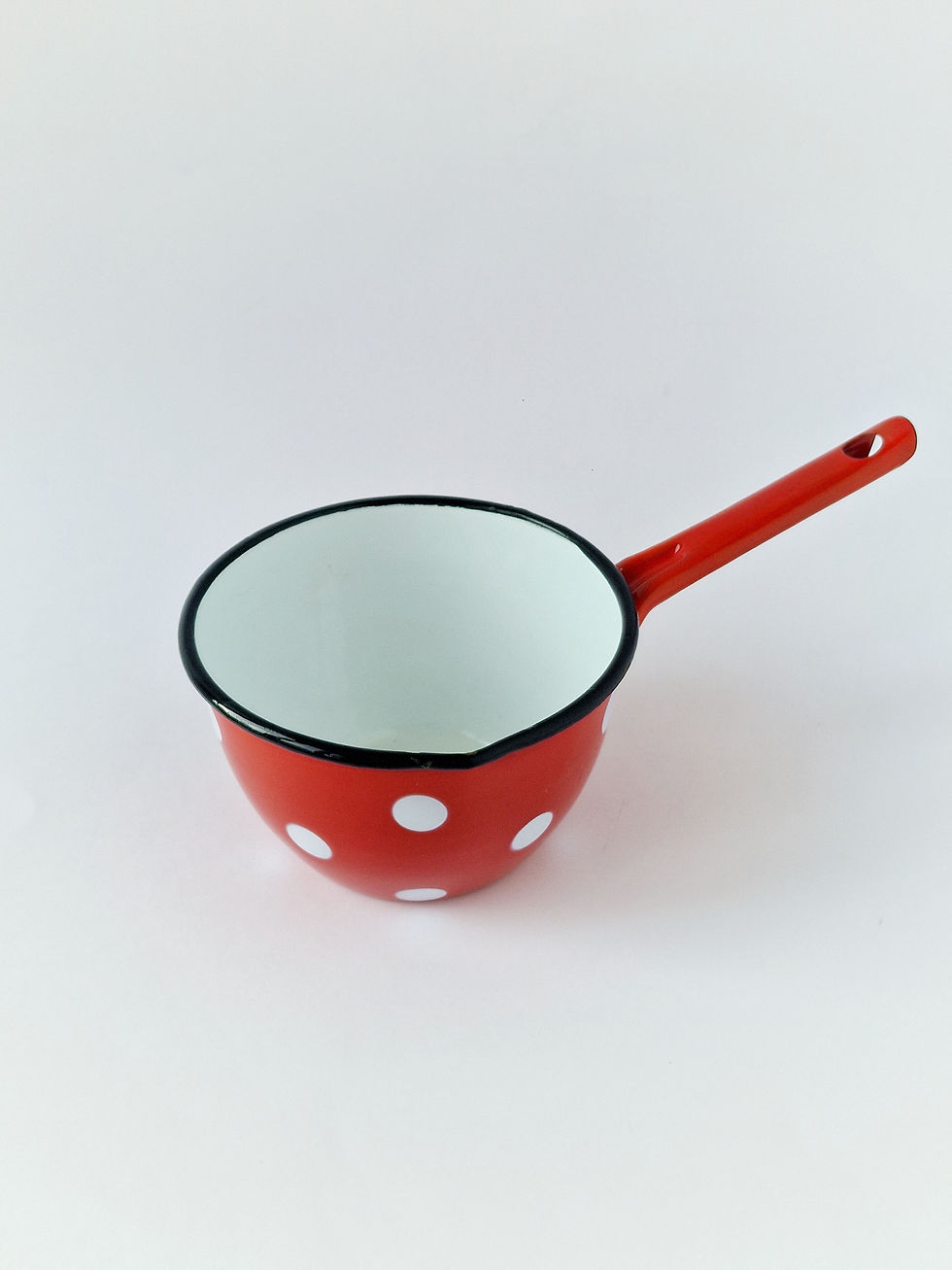 Thumbnail: Théière et casserole émaillées 