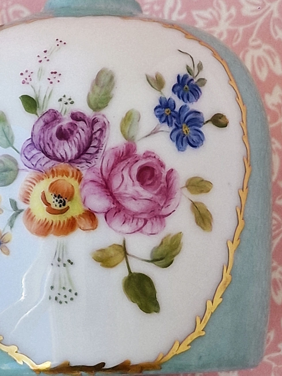 Thumbnail: Vase bleu romantique 