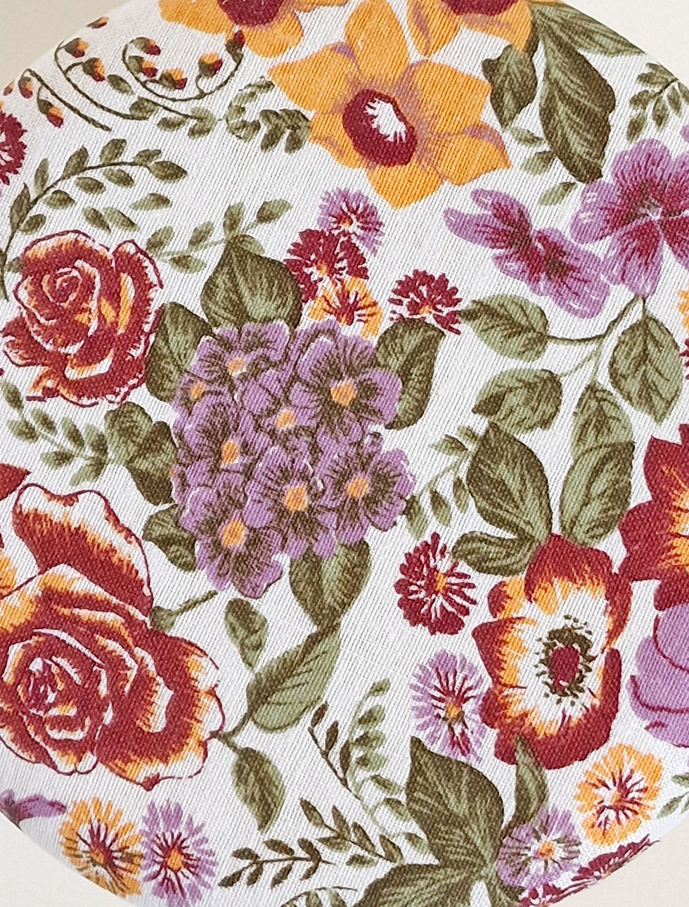 Miniature : Boîte en tissu fleurs