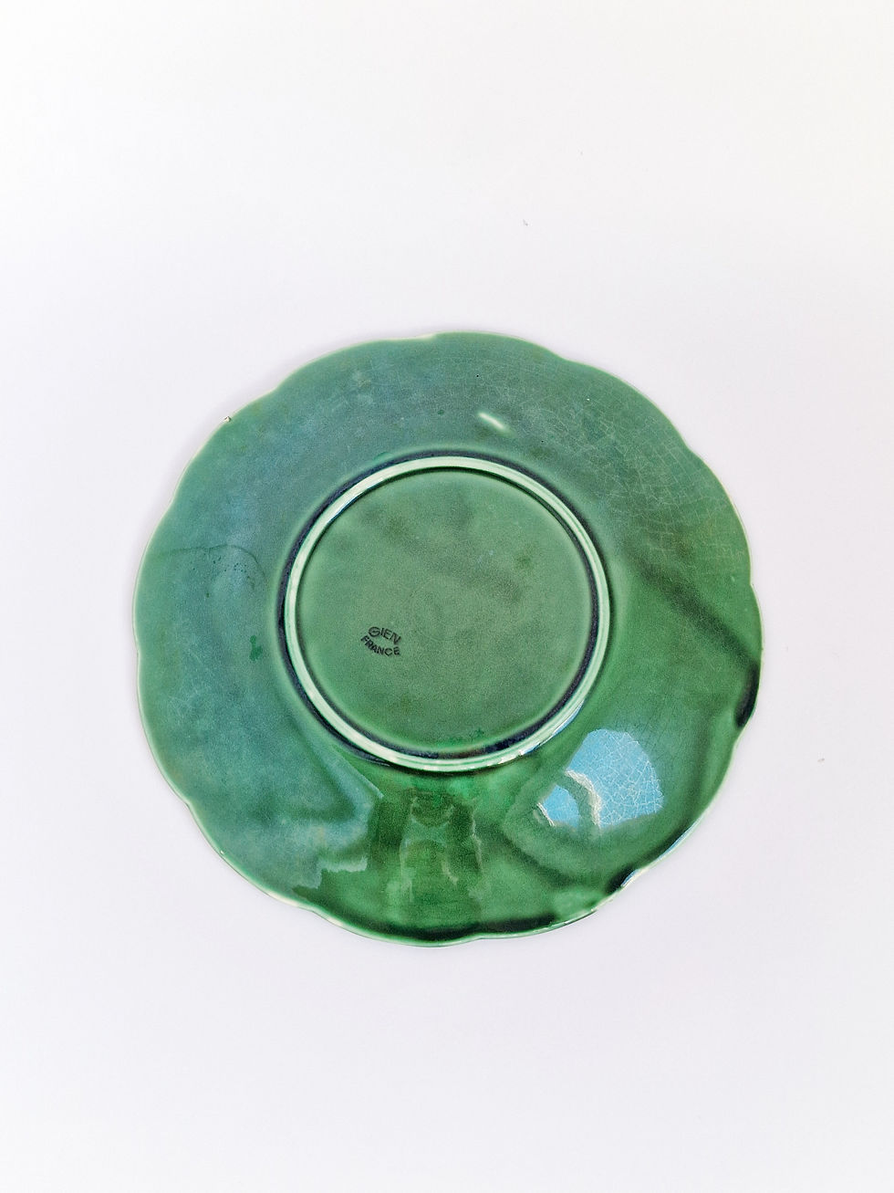 Miniature : Assiette barbotine Gien