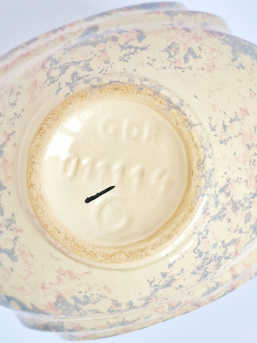 Miniature : Vase en céramique moucheté