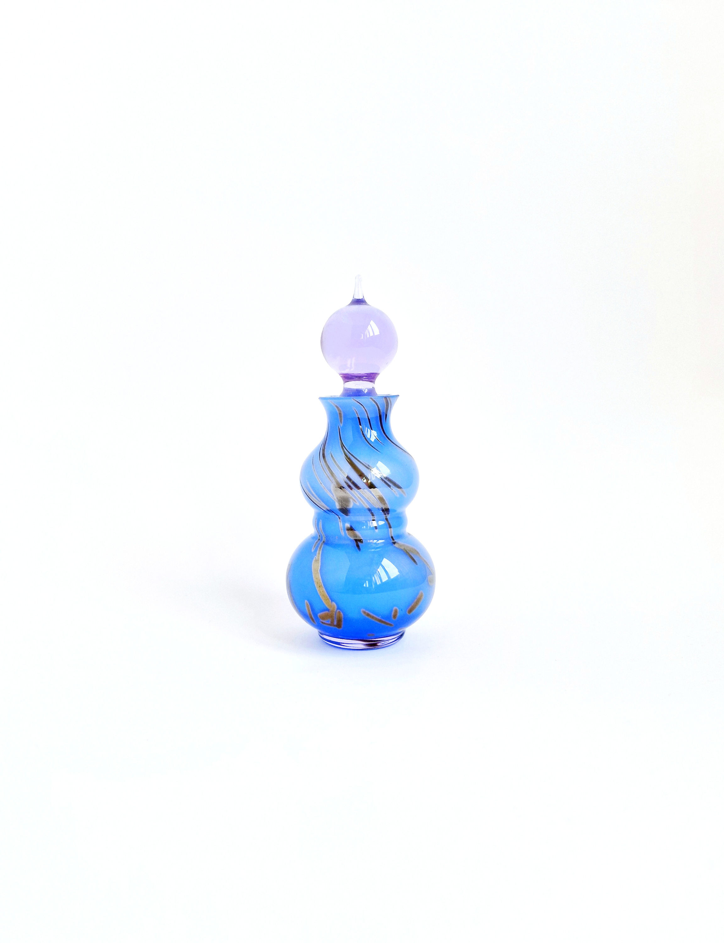 Flacon de parfum ancien en verre