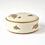 Thumbnail: Boîte en porcelaine fleurs dorées