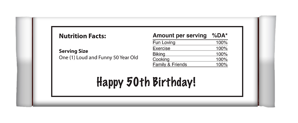 Thumbnail: Birthday - Adult | 1.55oz (min. order 25 bars)