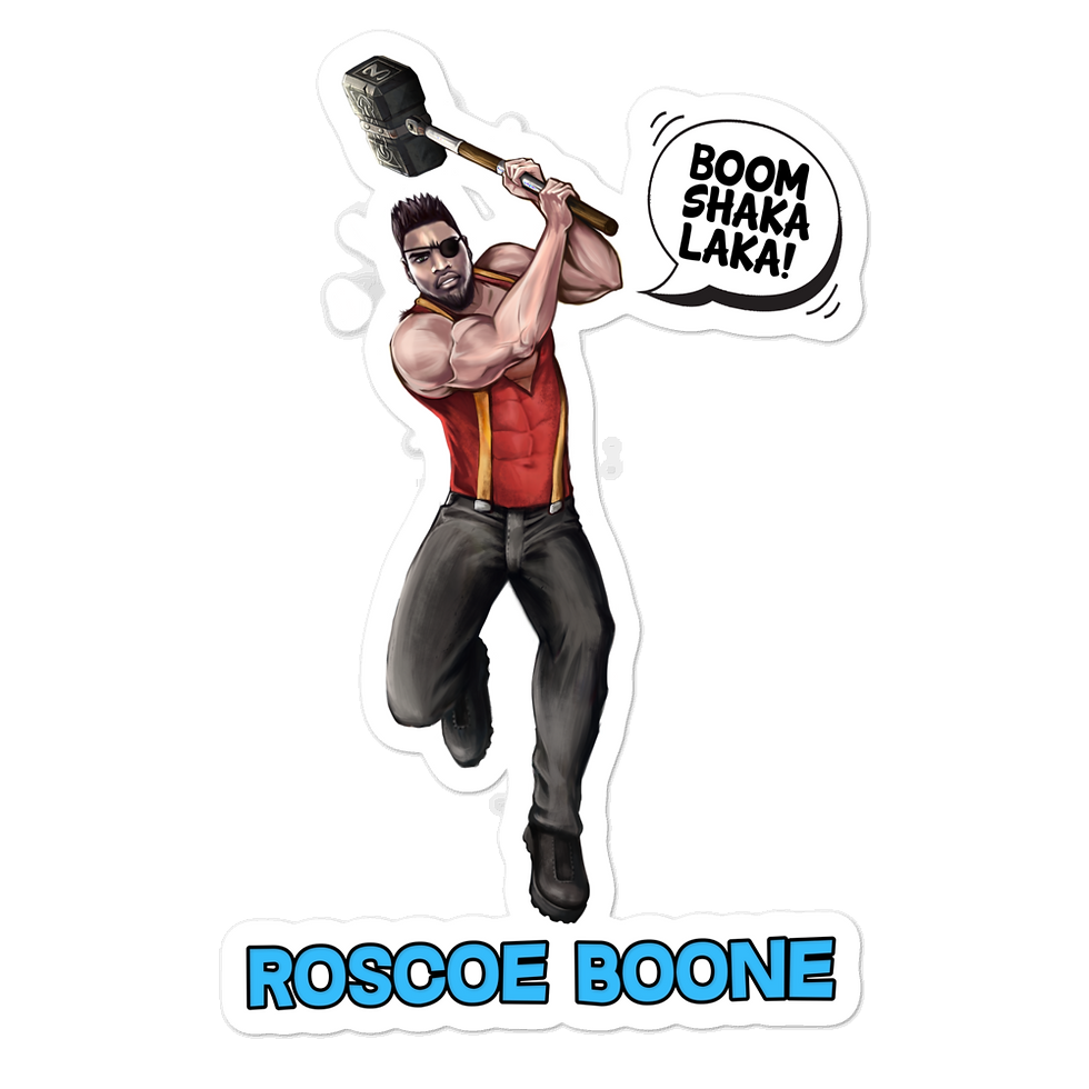 Roscoe Boone Stickers