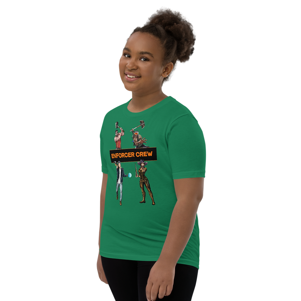 Thumbnail: Enforcer Crew Youth Tee - Bella+Canvas Tri-Blend Short Sleeve