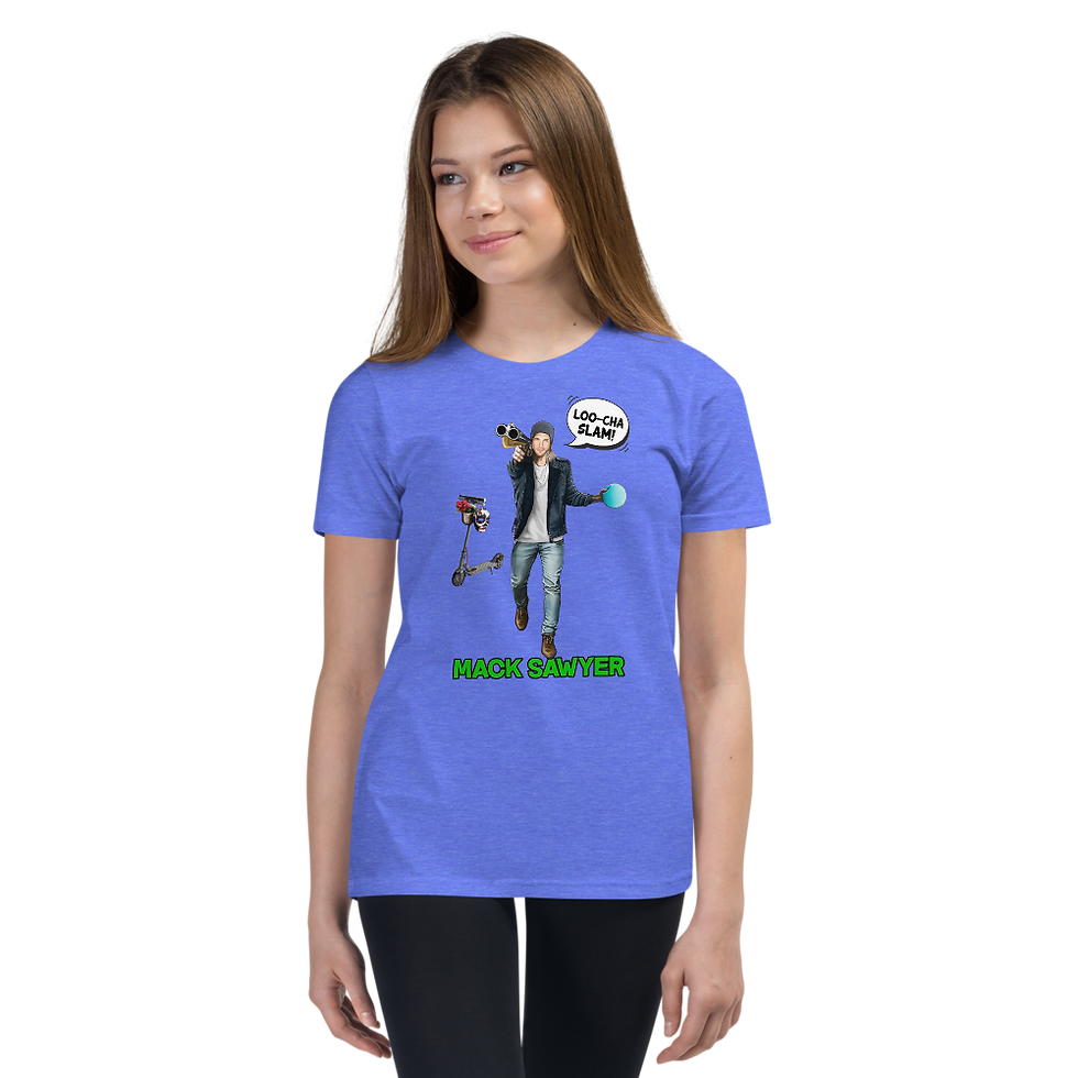 Thumbnail: Mack Sawyer Youth Tee - Bella+Canvas Tri-Blend Short Sleeve