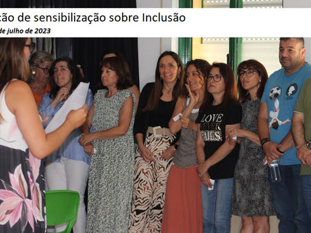 Ação de sensibilização sobre Inclusão
