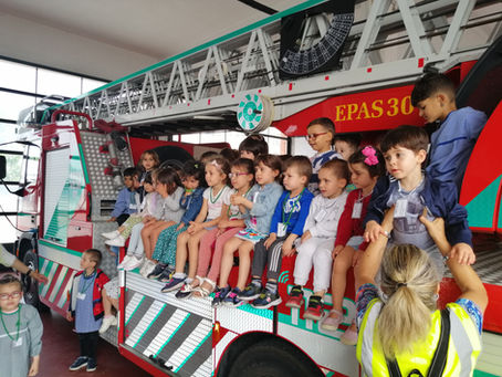 De pequenino se aprende a importância dos bombeiros