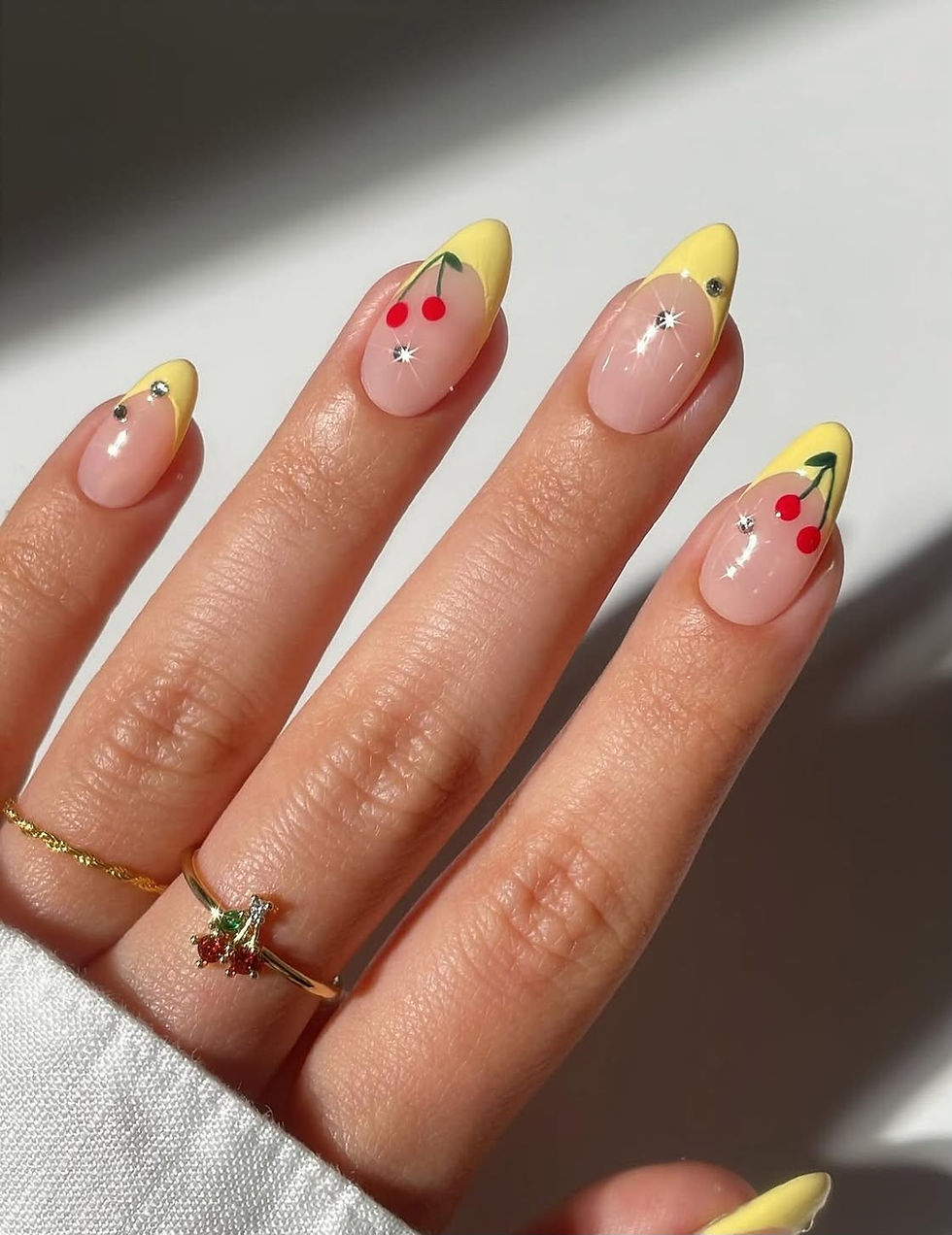 manicura verano 2026 frutas