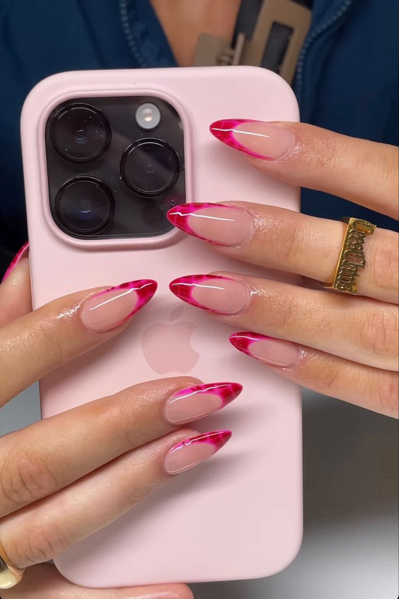 manicura francesa madrid con efecto blooing
