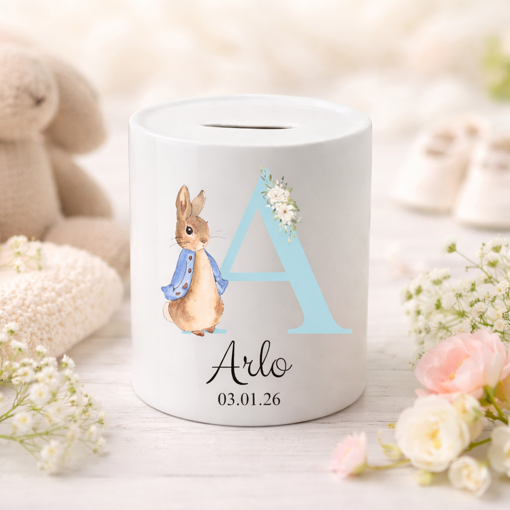 Peter Rabbit Money Box Ceramic