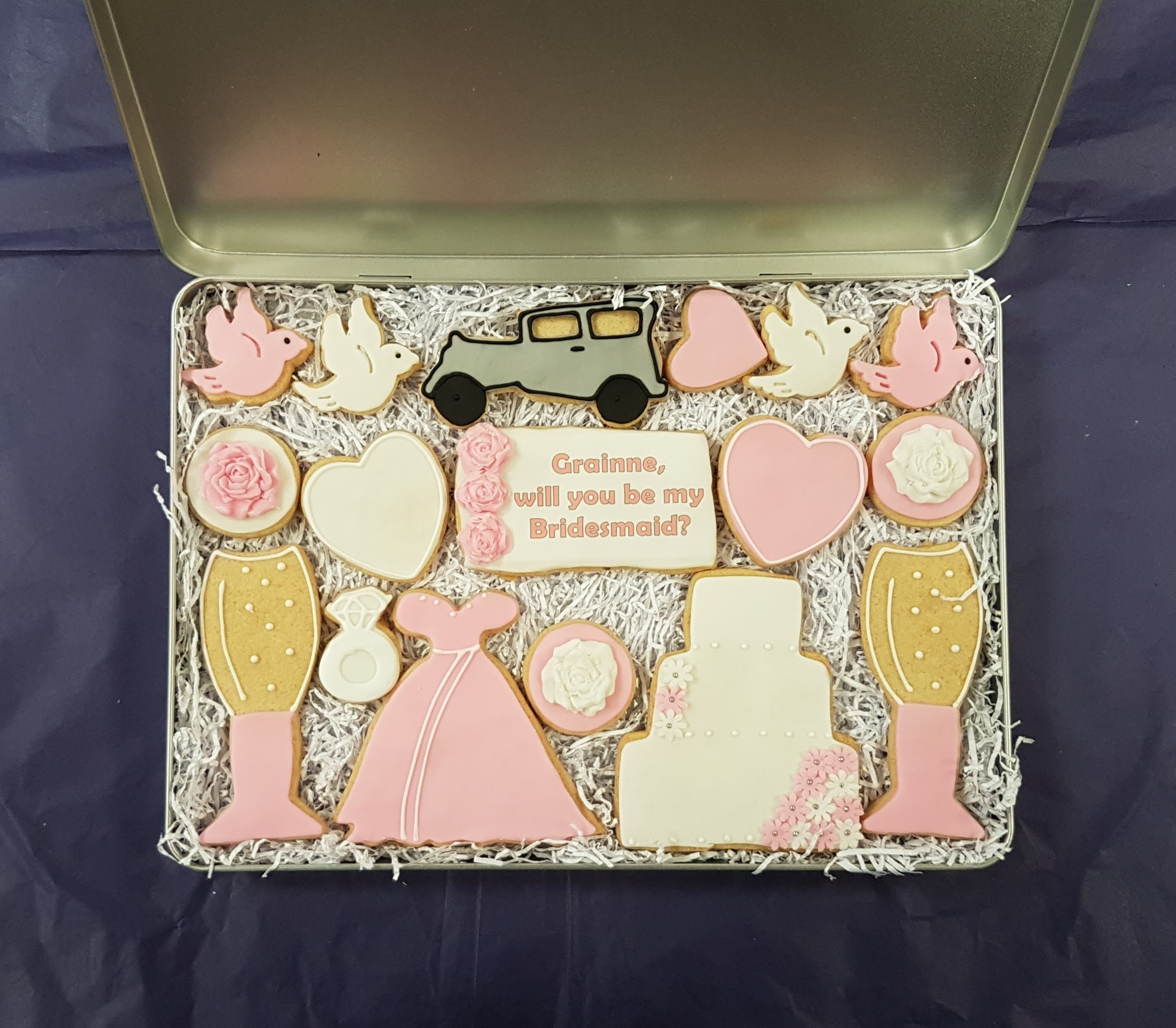 A4 Ladies Wedding Tin