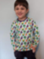 Happy veggies long sleeve top