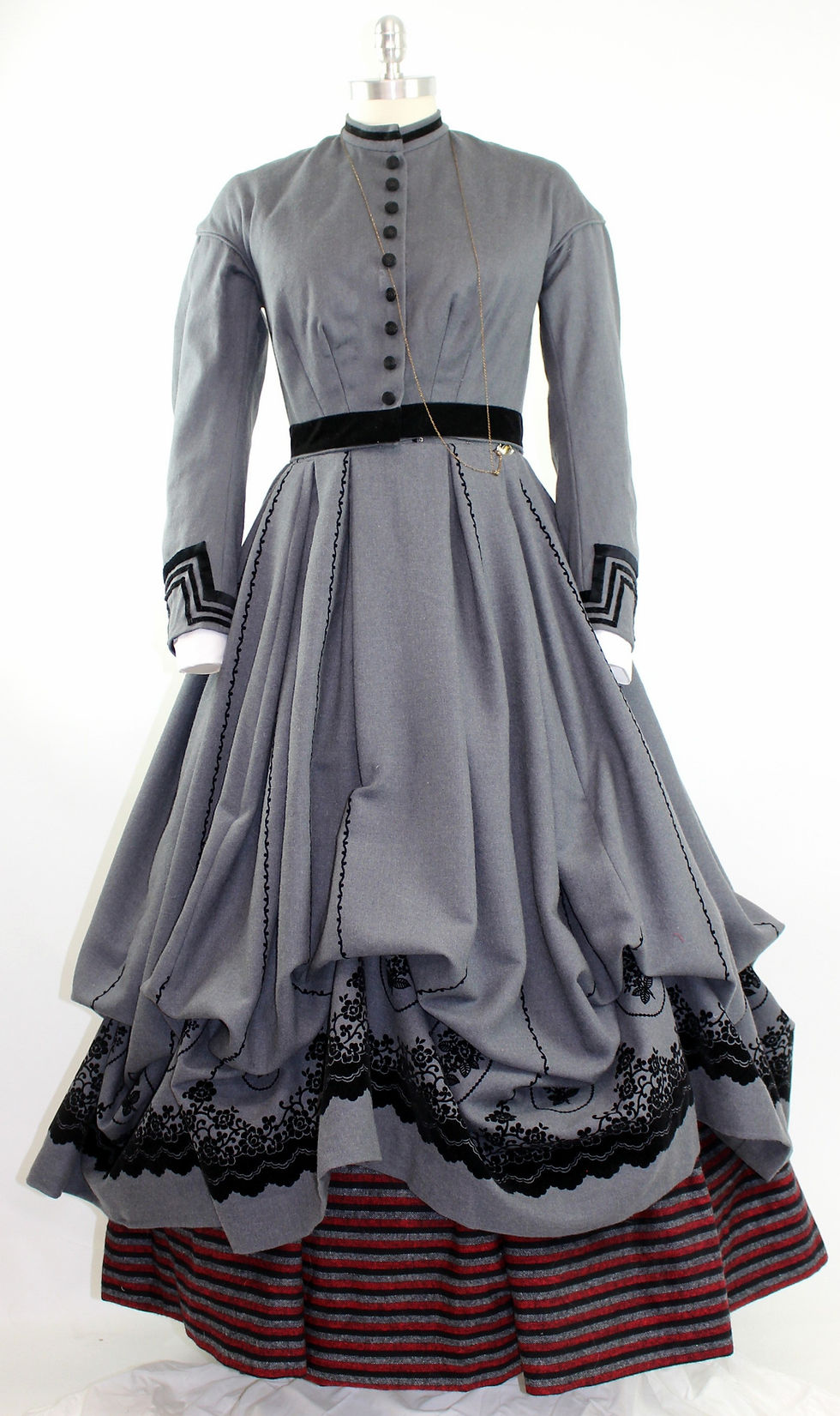 Thumbnail: 160 Croquet or Skating Dress 1860s