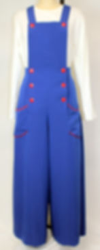Thumbnail: 150 Bicycle and Riding Split Skirt, Bib, Gaucho, Palazzo Pants