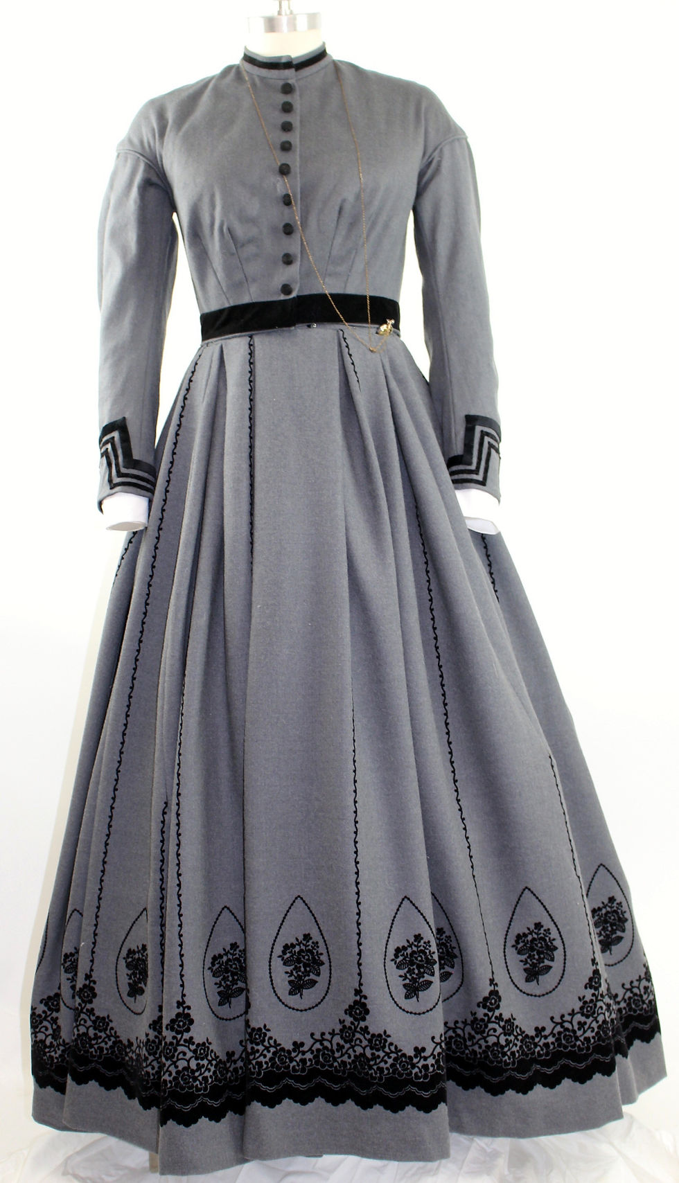 Thumbnail: 160 Croquet or Skating Dress 1860s