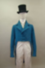 Thumbnail: 122  Men's Regency Tailcoat with no waist seam 3 Collars and Lapels