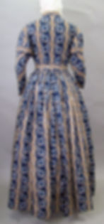 Thumbnail: 118 Wrapper, Work Dress, or Morning Gown 1840-1860 3 Sleeve Options &Size Layers