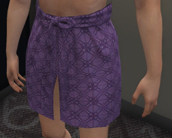 Miniature : Jupe échancrée avec noeud