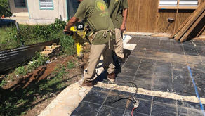 Recontrucción del hogar de Joan Michell Rivera