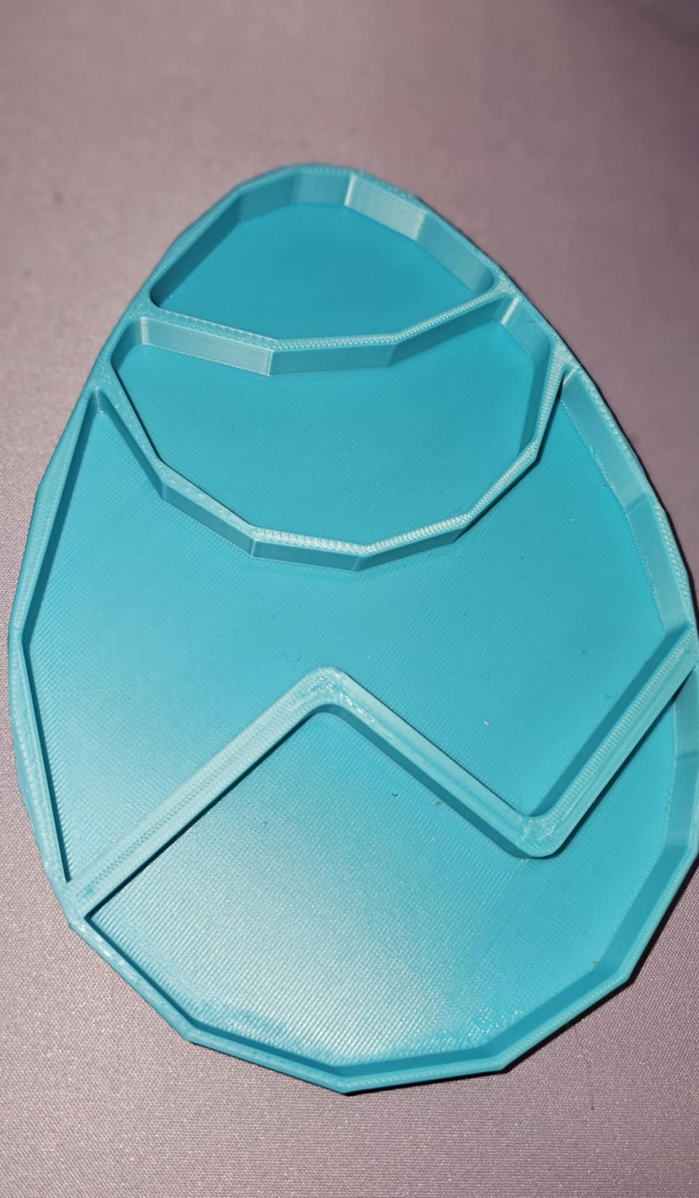 Blue heart coaster mold