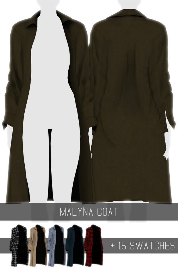 Simpliciaty Malyna Coat