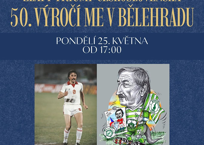 Oslava 50. výročí ME v Bělehradu s Antonínem Panenkou na zámku Berchtold