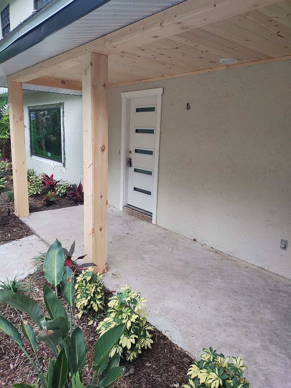 Home porch renovation 2