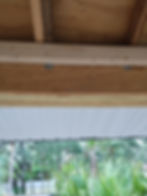 Professional renovation services for a wooden roof structure