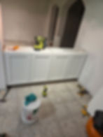 Professional renovation services for kitchen cabinet install
