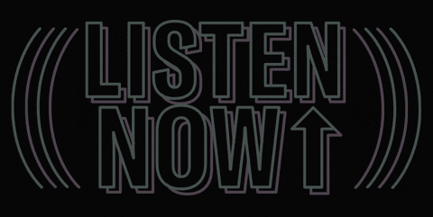 Listen now animated gif to navigate to episodes