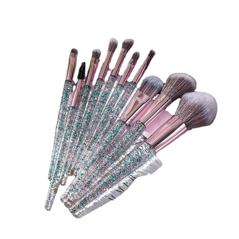 Thumbnail: 10-Piece Makeup Brush Set for Beauty and Blending
