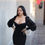 Thumbnail: Black lace dress