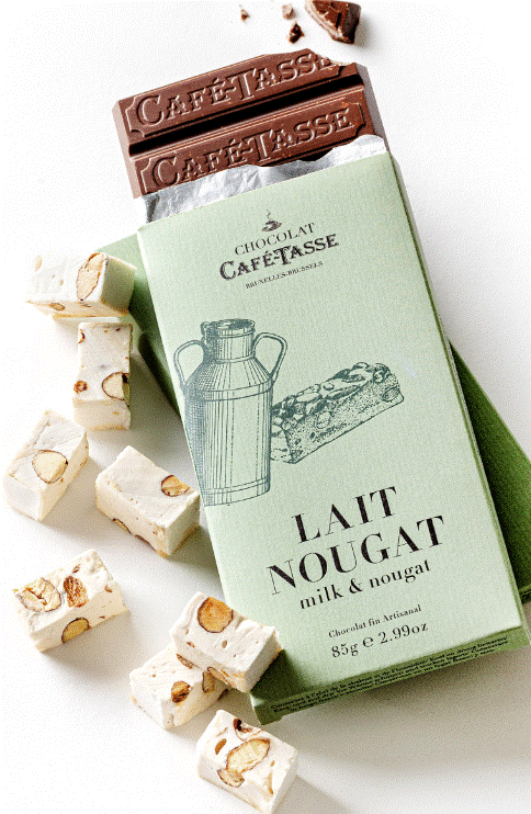 Miniature : tablette lait nougat