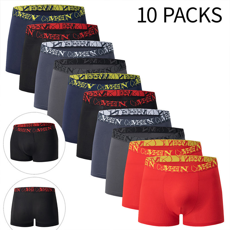 Miniatura: Cueca Boxer Masculina em Malha Confortável - Poliéster e Elastano