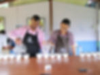 Q-graders cupping in lab