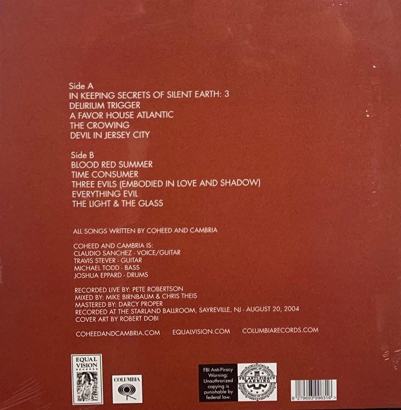 Thumbnail: Coheed And Cambria – Live At The Starland Ballroom "COLOURED VINYL"